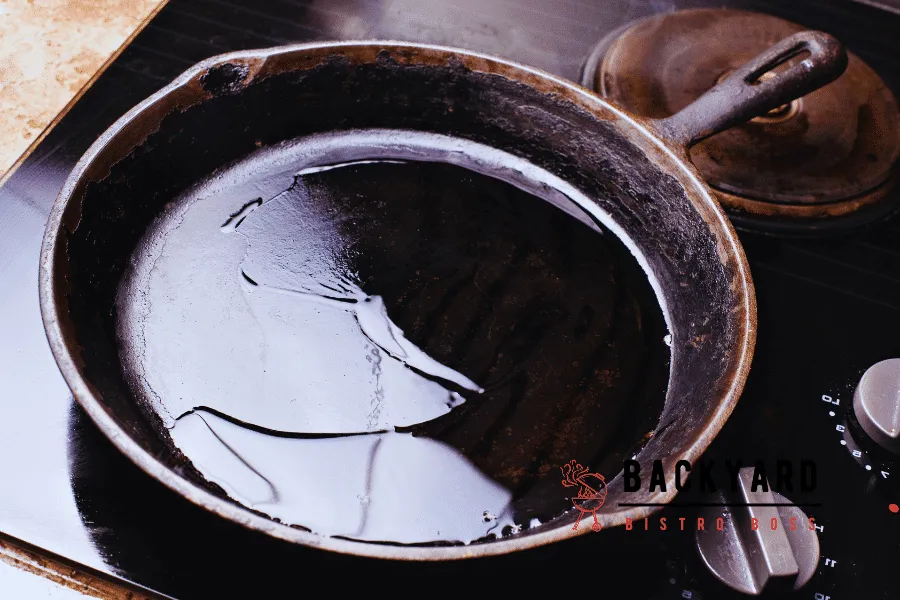 Old Cast Iron Pan that Has Been Maintained